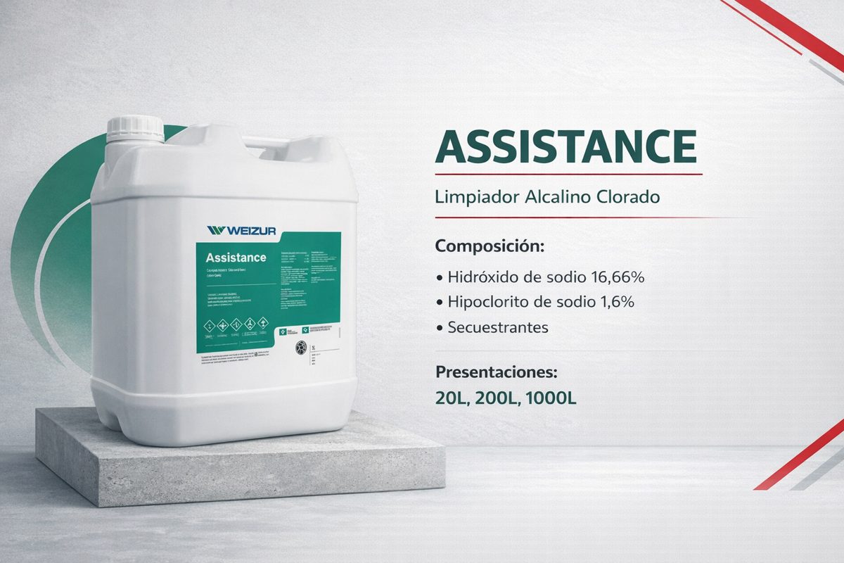Limpiador alcalino clorado Weizur