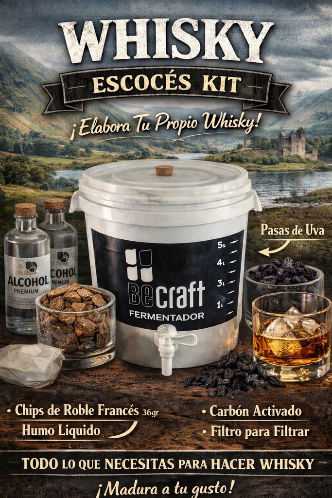 Kit Elaboración Whisky 2