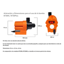 Bomba Plastica 30w con carcasa 3