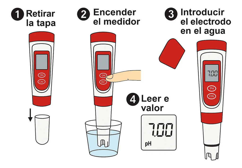 medidor de ph + temp 3