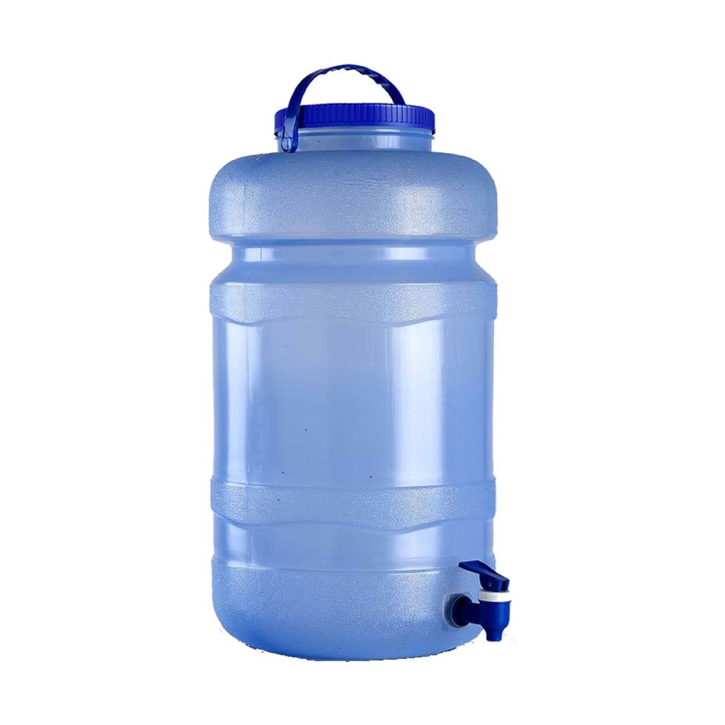 [BPMS25A] Bidon Azul 25 lts Con Manija y Canilla