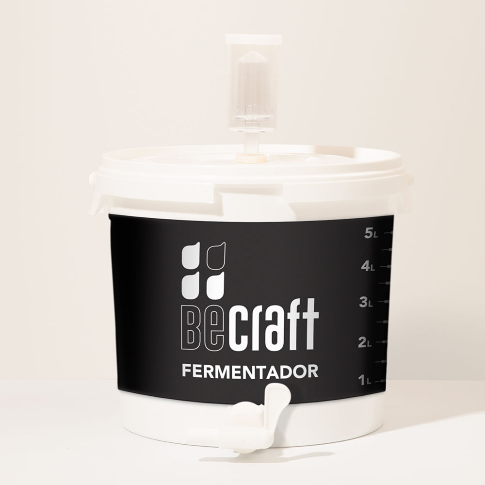 [ACFEBC5] Fermentador Extra BeCraft + Airlock