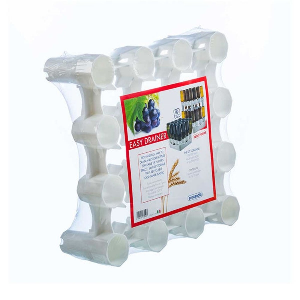 [LIESMO1625] Rack Escurridor Modular Apilable 16 o 25 Botellas