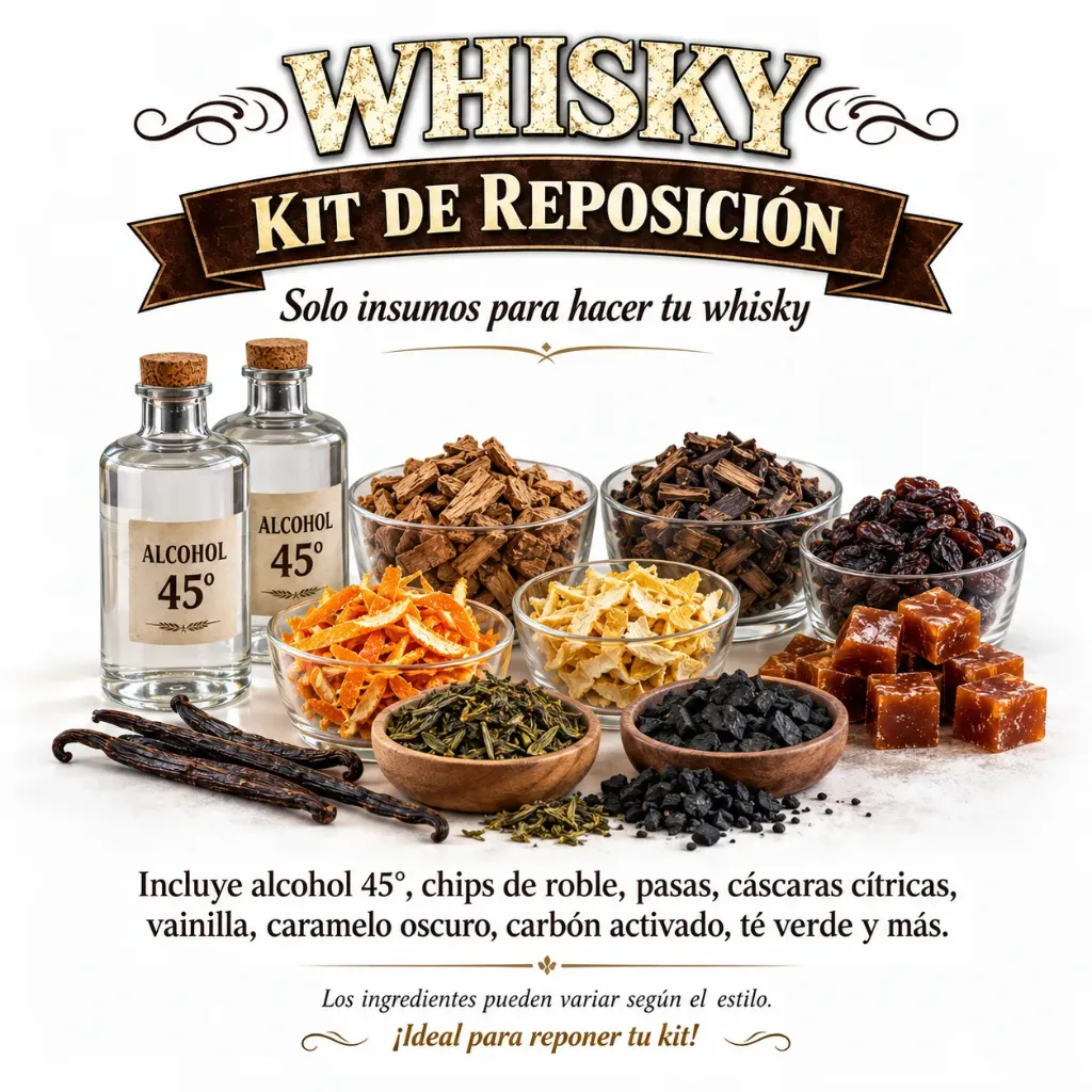 Kit Reposicion Whisky 