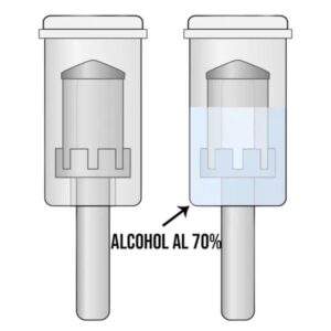 airlock con soporte trampa de aire fermentador 25l cerveza artesanal