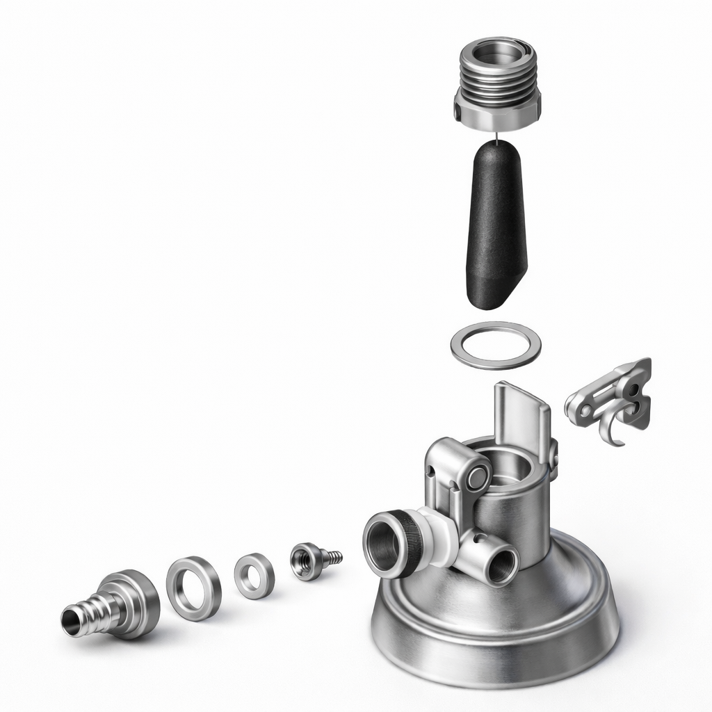 Valvula antirretorno de cerveza conectores G A Valvula antirretorno de cerveza conectores G A