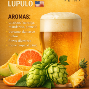 Lupulo Amarillo cerveza artesanal