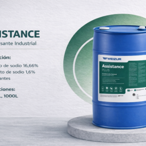 Limpiador alcalino clorado industrial Assistance para limpieza y desinfección diaria en industria alimenticia 200lt