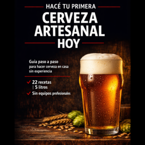Aprendé a Hacer Cerveza Artesanal en Casa: Ebook con 22 Recetas Fáciles