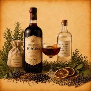 Kit de insumos botánicos para preparar Vermouth Toscana artesanal de Veta x Talleres de Arte y Vino