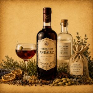 Kit de insumos botánicos para preparar Vermouth Andaluz artesanal de Veta x Talleres de Arte y Vino